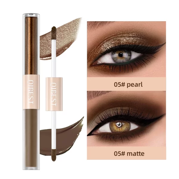 QIBEST Liquid Dual-End Matte & Glitter Fusion Eyeshadow in 6 colors - Image 8