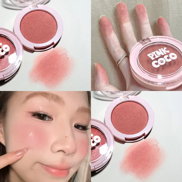 Fine Shimmering Blush Powder – 4 Glowing Colors - Image 4