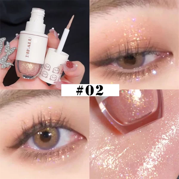 Korean Beauty Liquid Glimmer Eyeshadow with Applicator – Available in 6 Dazzling Shades  COMPARE AT $18 ELSEWHERE - Image 5