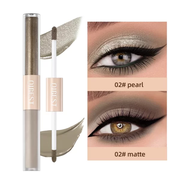 QIBEST Liquid Dual-End Matte & Glitter Fusion Eyeshadow in 6 colors - Image 9