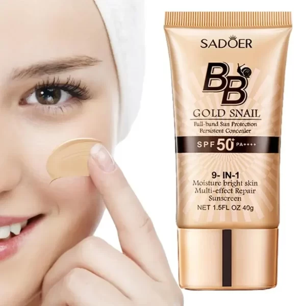 SPF50+ Gold Snail Sunscreen BB Cream - Image 2