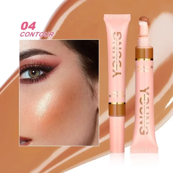 YOUNG VISION Liquid Highlighting Stick - Contouring & Blush Cushion Pen - Image 7