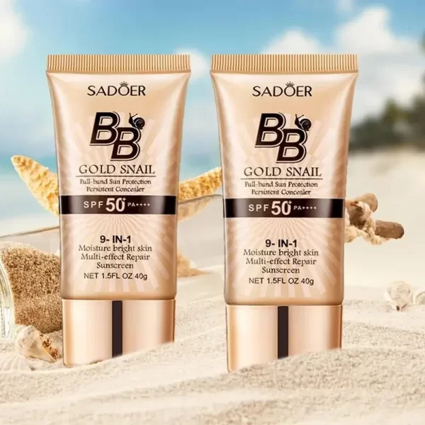 SPF50+ Gold Snail Sunscreen BB Cream - Image 3