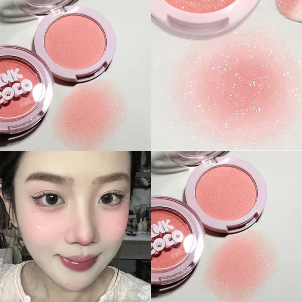 Fine Shimmering Blush Powder – 4 Glowing Colors - Image 2