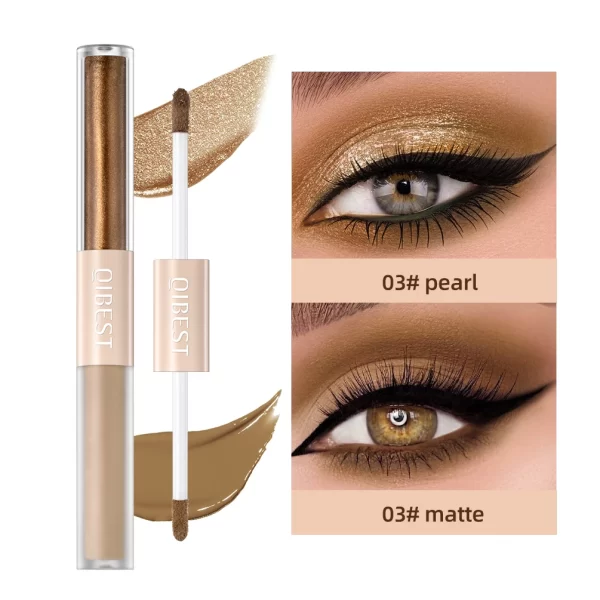 QIBEST Liquid Dual-End Matte & Glitter Fusion Eyeshadow in 6 colors - Image 10