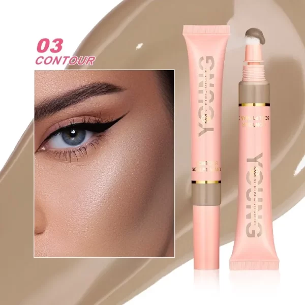 YOUNG VISION Liquid Highlighting Stick - Contouring & Blush Cushion Pen - Image 8