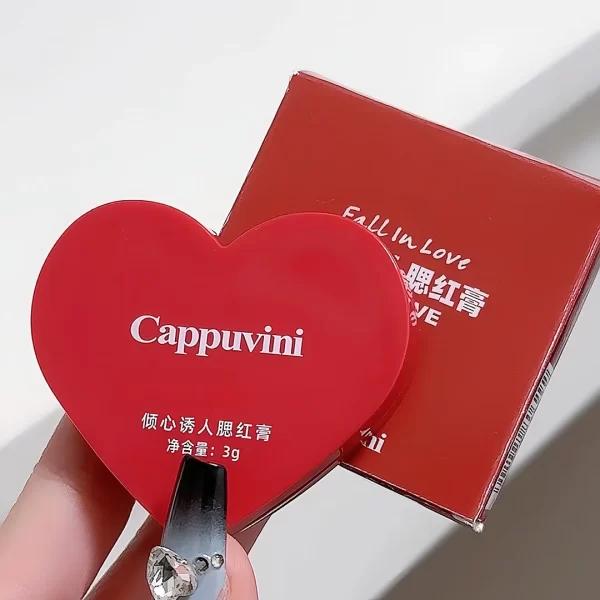 CAPPUVINI Love Air Cushion Cream Blush with Mirror - Image 10