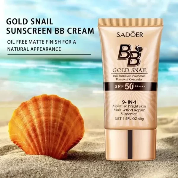 SPF50+ Gold Snail Sunscreen BB Cream