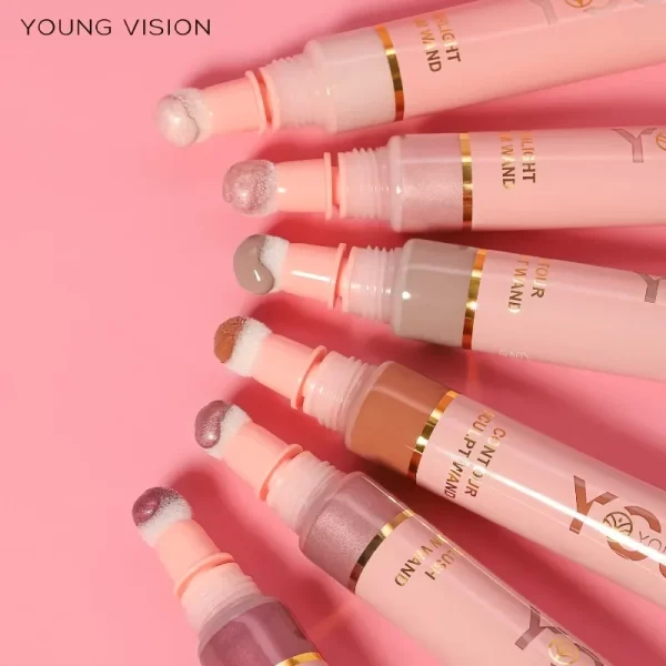 YOUNG VISION Liquid Highlighting Stick - Contouring & Blush Cushion Pen - Image 2