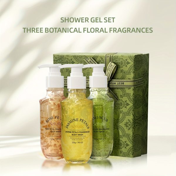 Séfralls Petal Fragrance Body Wash Set - Image 4