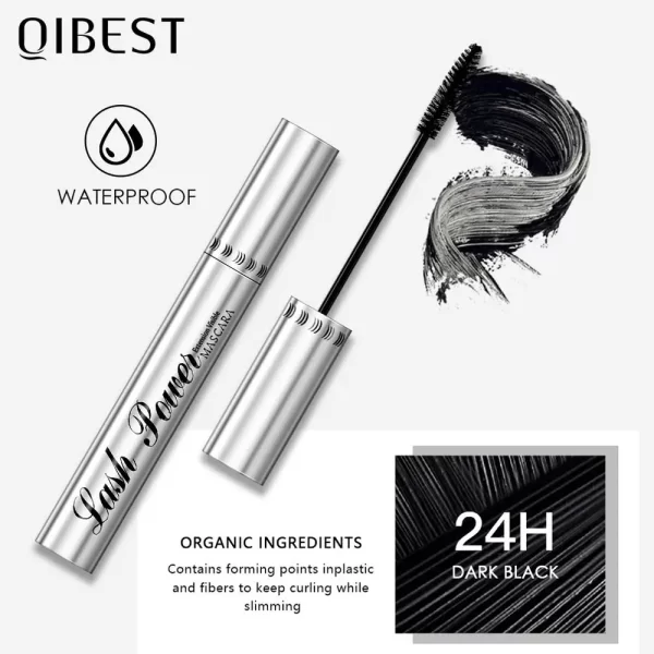 QIBEST 4D Volume Waterproof Black Mascara - Image 2