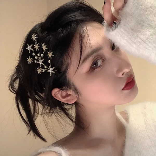 Elegant Star-Spray Hair Ornament 