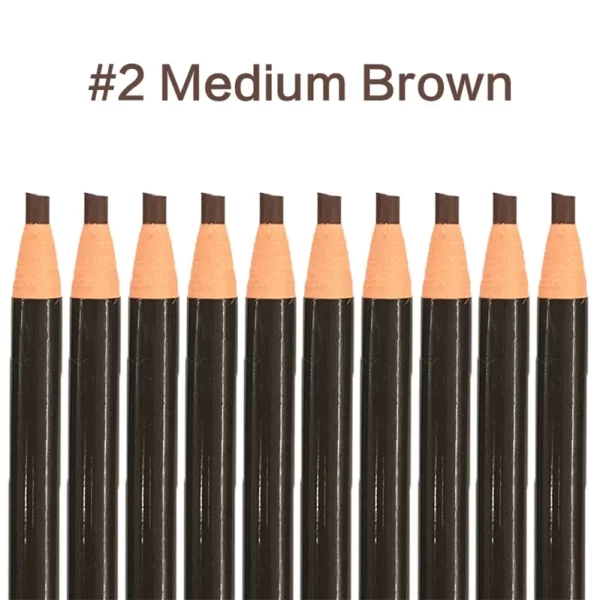 10 pieces Waterproof Eyebrow Pencil Set – Affordable, High-Quality Beauty Essentials in 5 Colors - Image 6