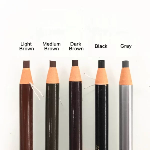 10 pieces Waterproof Eyebrow Pencil Set – Affordable, High-Quality Beauty Essentials in 5 Colors - Image 3