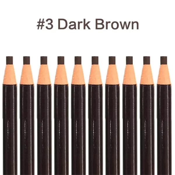 10 pieces Waterproof Eyebrow Pencil Set – Affordable, High-Quality Beauty Essentials in 5 Colors - Image 5