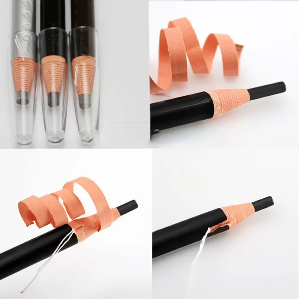 10 pieces Waterproof Eyebrow Pencil Set – Affordable, High-Quality Beauty Essentials in 5 Colors - Image 2