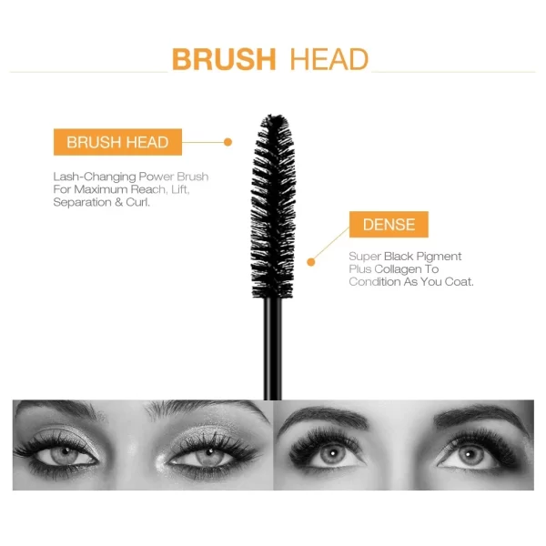 QIBEST 2pcs Set 4D Volume Mascara - Image 3