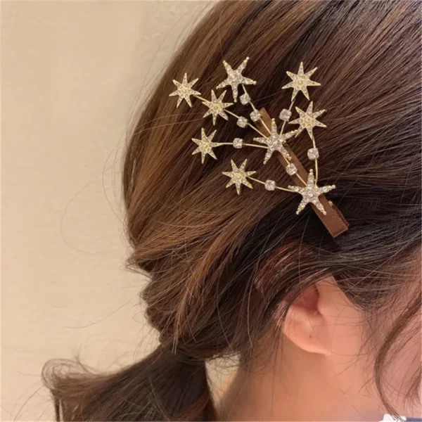 Elegant Star-Spray Hair Ornament  - Image 9