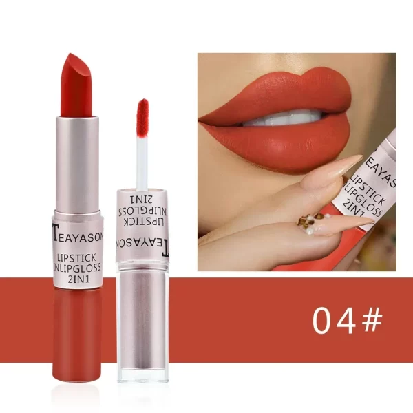 TEAYASON 2-in-1 Lipstick & Lip Gloss - Image 9