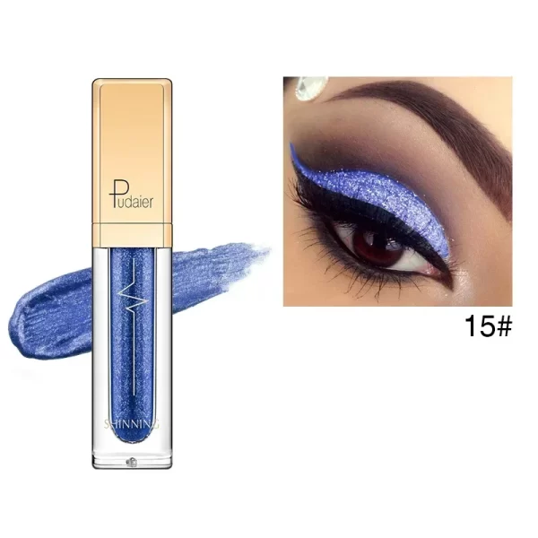 PUDAIER Glitter & Glow Liquid Eyeshadow in 18 Shimmering Colors - Image 13