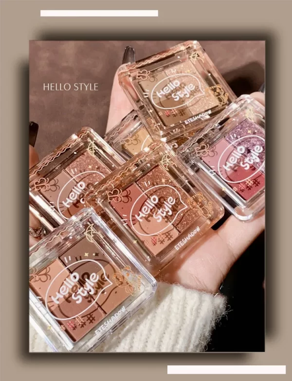 DIKALU HELLO STYLE Matte & Shimmer Eyeshadow Palettes