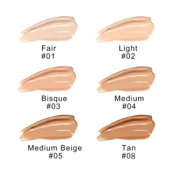 SEPORA 6-Color Matte Liquid Foundation - Image 3