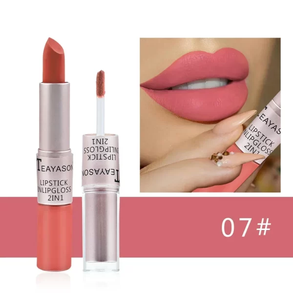 TEAYASON 2-in-1 Lipstick & Lip Gloss - Image 4