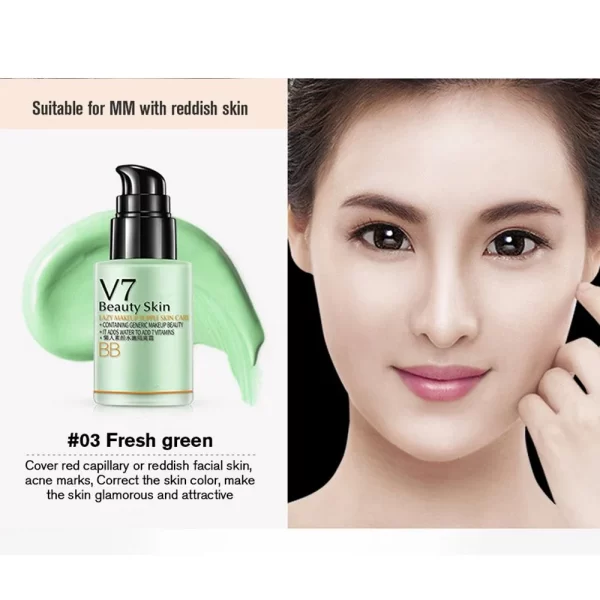 BIOAQUA V7 Color Correcting BB CC Cream - Image 4