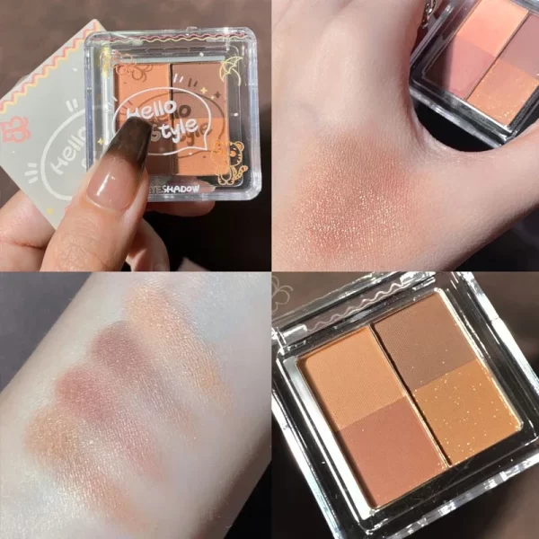 DIKALU HELLO STYLE Matte & Shimmer Eyeshadow Palettes - Image 2