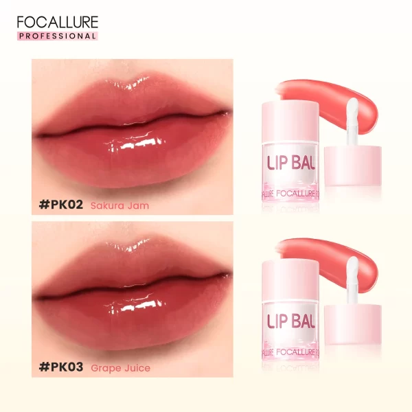 FOCALLURE 2 Pcs Lip Gloss & Balm Lipstick Set - Image 2