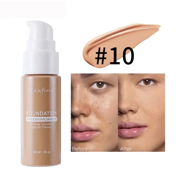 Professional Waterproof Long-Wear Liquid Foundation - Image 6