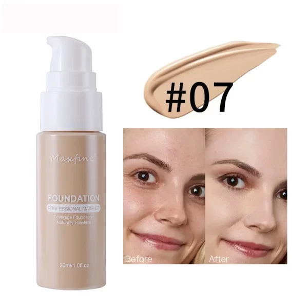 Professional Waterproof Long-Wear Liquid Foundation - Image 13