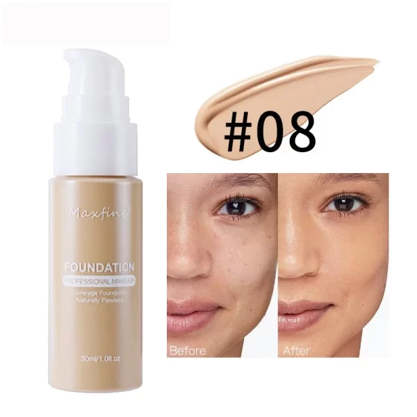 Professional Waterproof Long-Wear Liquid Foundation - Image 12