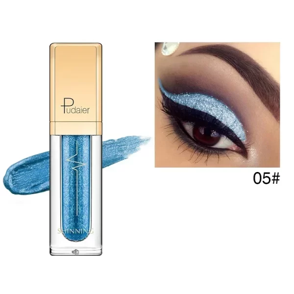 PUDAIER Glitter & Glow Liquid Eyeshadow in 18 Shimmering Colors - Image 11