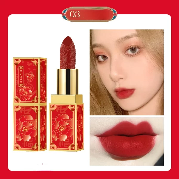 CATKIN Antiquities Carved Matte Lipstick with Chinoiserie Case - Image 3