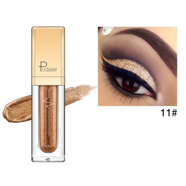 PUDAIER Glitter & Glow Liquid Eyeshadow in 18 Shimmering Colors - Image 17