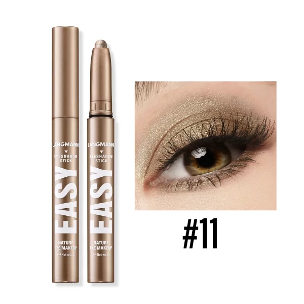 LANGMANNI Waterproof Metallic Pearlescent Eye Shadow Stick - Image 8