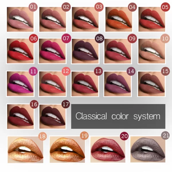 PUDAIER Matte Velvet Liquid Lipstick
21 Colors - Image 2