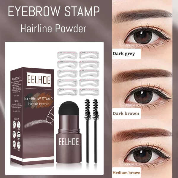 EELHOE 13-in-1 Eyebrow/Hairline Powder Set with 10 Stencils in 2 Shades
COMPARE WITH ANOTHER ON-LINE RETAILER AT $29!!