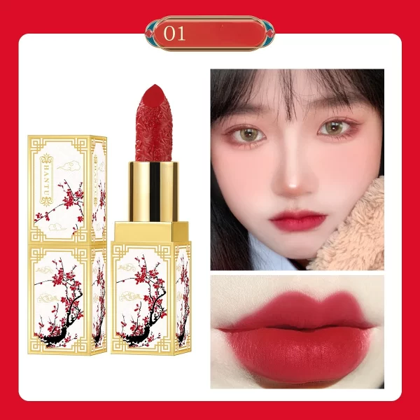 CATKIN Antiquities Carved Matte Lipstick with Chinoiserie Case - Image 2