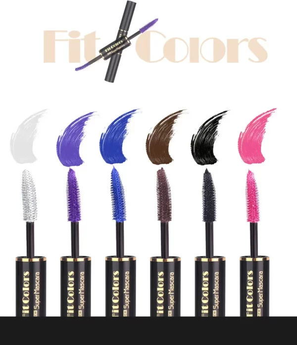 FIT COLORS 6-Color Double-Headed Mascara 