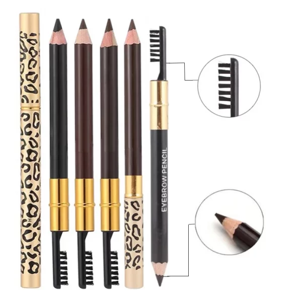 Dual-Ended Waterproof Eyebrow Pencil with Leopard Print Case in 5 Shades
CUSTOMER RATED 4.5 OUT OF 5 STARS - Image 2