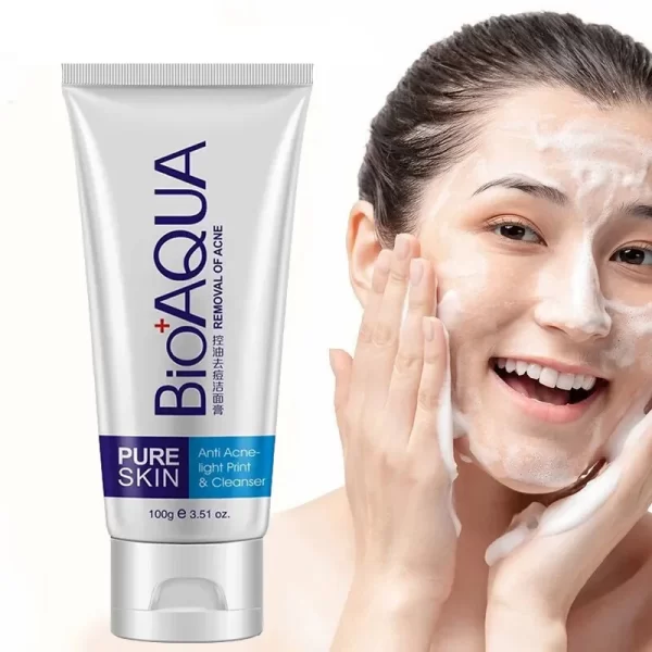 BIOAQUA Acne Foaming Cleansing Cream - Image 2