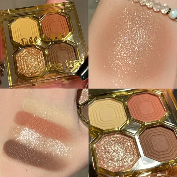 DIKALU HELLO STYLE Matte & Shimmer Eyeshadow Palettes - Image 4