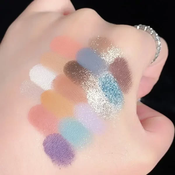 MISS LARA 16-Color Pearlescent Eyeshadow Palette in 4 Color Combinations - Image 10