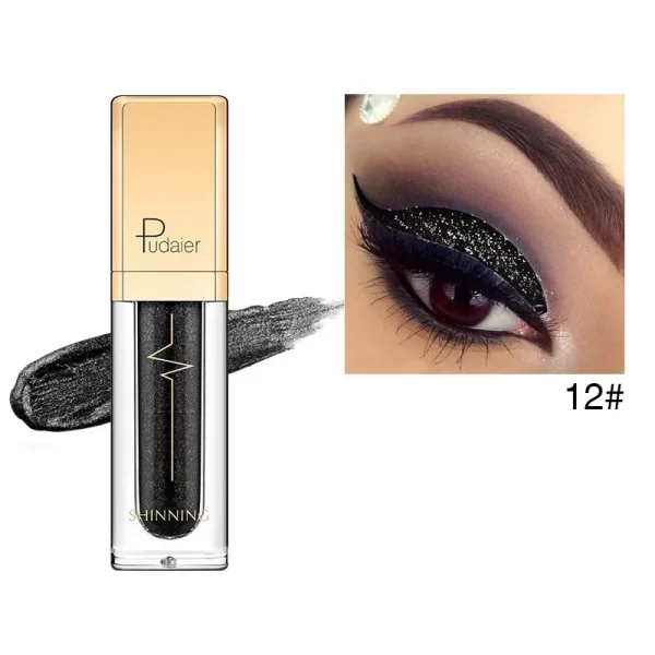 PUDAIER Glitter & Glow Liquid Eyeshadow in 18 Shimmering Colors - Image 18