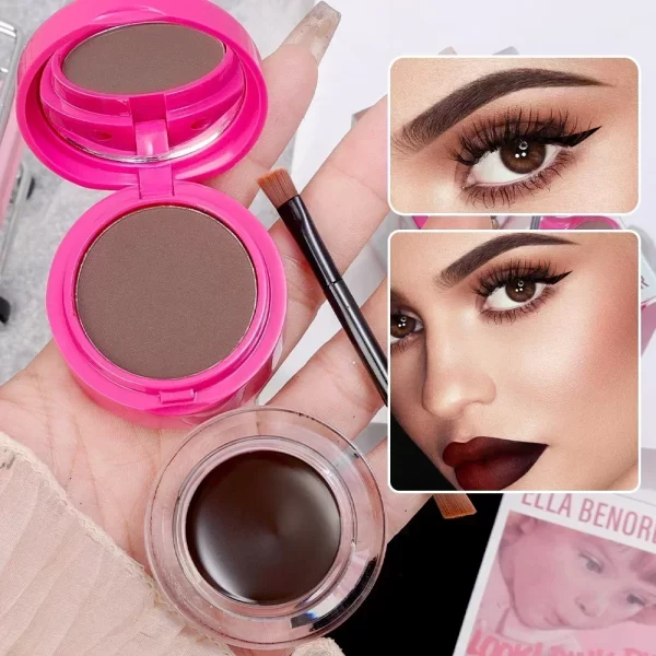 2-in-1 Eyeliner & Eyebrow Powder Set - Image 4