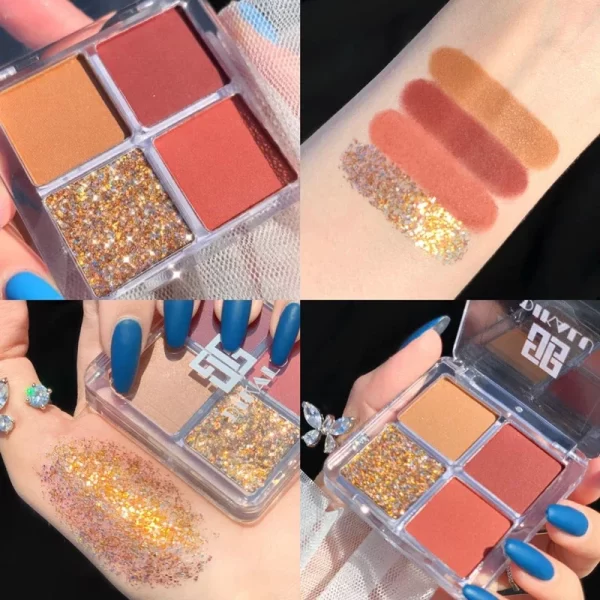 DIKALU HELLO STYLE Matte & Shimmer Eyeshadow Palettes - Image 12