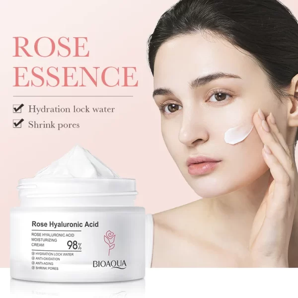 BIOAQUA Rose Hyaluronic Acid Nourishing Cream - Image 2