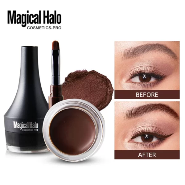 MAGICAL HALO Waterproof Gel Eyeliner Cream Pot with Brush – Smudge-Proof, Long-Lasting, and Highly Pigmented
Customer rated at 5 stars!! - Image 2